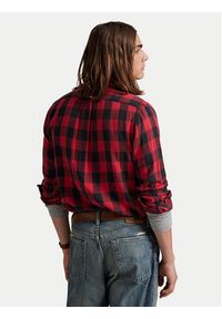 Polo Ralph Lauren Koszula 710P00517001 Czerwony Regular Fit. Typ kołnierza: polo. Kolor: czerwony. Materiał: bawełna #6