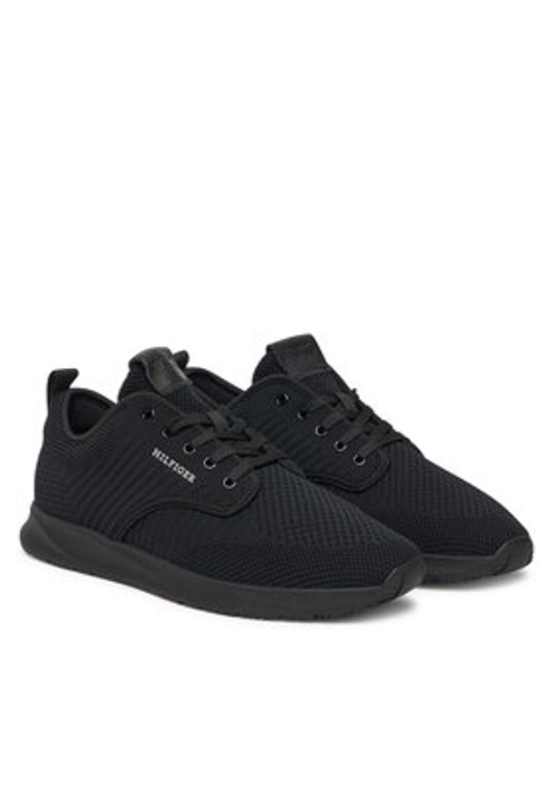 TOMMY HILFIGER - Tommy Hilfiger Sneakersy Newport 3D Premium FM0FM05527 Czarny. Kolor: czarny. Materiał: materiał