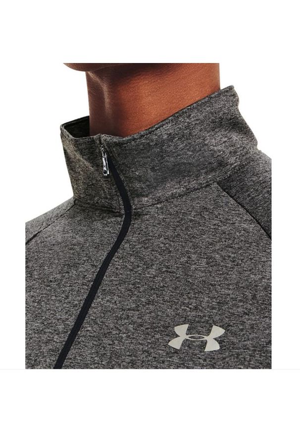 Bluza treningowa damska Under Armour Tech Solid. Kolor: szary. Materiał: poliester. Sport: fitness