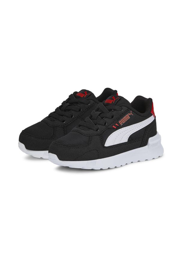 Puma - Niemowlęce obuwie sportowe Graviton AC PUMA Black White Red. Kolor: czarny, biały, wielokolorowy. Sport: bieganie