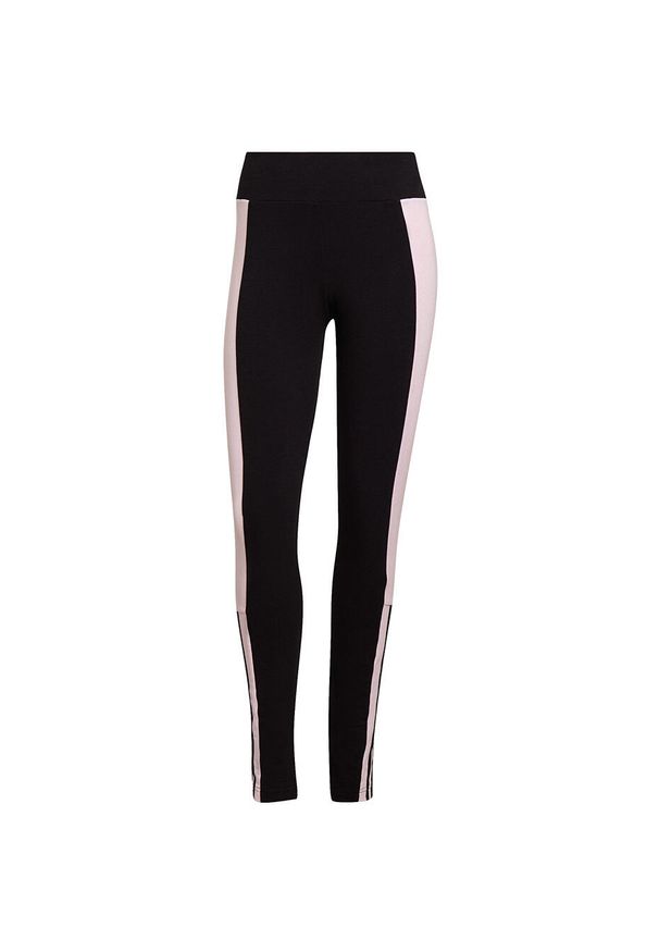 Adidas - Legginsy adidas Essentials Colorblock W. Kolor: czarny, różowy, wielokolorowy. Sport: fitness