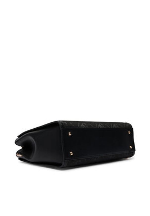 Guess Torebka Audrey Logo HWJG97 55070 Czarny. Kolor: czarny