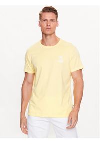 Blend T-Shirt 20715313 Żółty Regular Fit. Kolor: żółty. Materiał: bawełna
