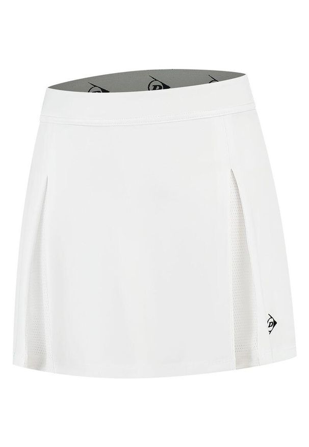 DUNLOP - Spódniczka tenisowa dziewczęca Dunlop Club Skirt Girl. Kolor: biały. Styl: sportowy