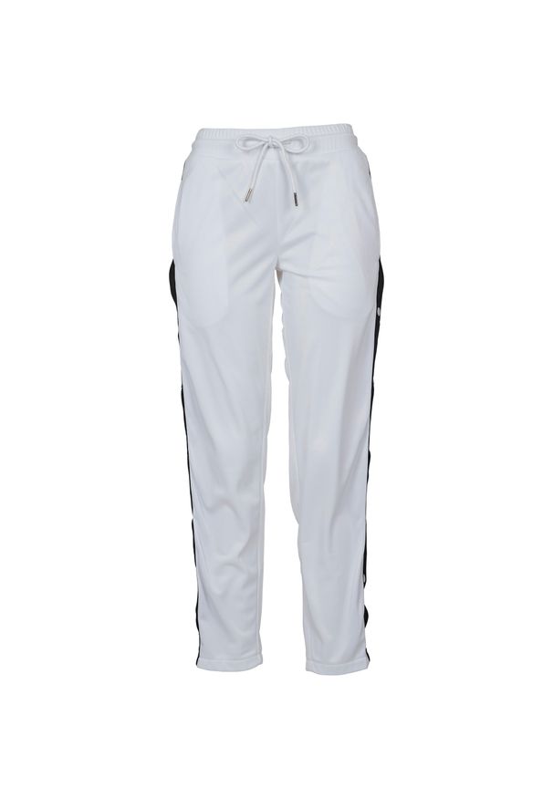 Urban Classics - Spodnie damskie Urban Classic button up. Kolor: czarny, biały, wielokolorowy. Długość: długie