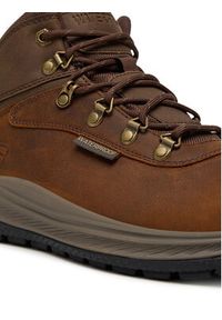 skechers - Skechers Trekkingi Meroe 205285 BRN Brązowy. Kolor: brązowy. Materiał: skóra. Sport: turystyka piesza