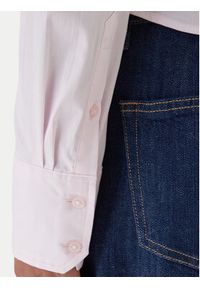 Tommy Jeans Koszula Baby DW0DW22604 Różowy Slim Fit. Kolor: różowy. Materiał: bawełna #4