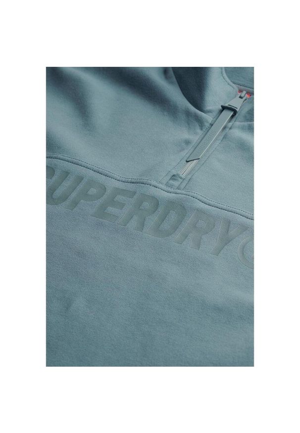 Damska bluza z kapturem zapinana na zamek Superdry Active Tech. Typ kołnierza: kaptur. Kolor: niebieski