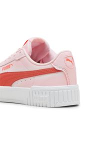 Puma - Młodzieżowe sneakersy Carina 2.0 PUMA Whisp Of Pink Active Red White. Kolor: biały, różowy, czerwony, wielokolorowy. Sezon: lato