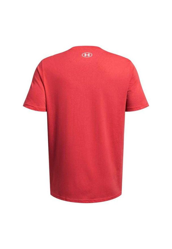 Under Armour - T-shirt Męski Logo Sportstyle. Kolor: czerwony. Sport: turystyka piesza