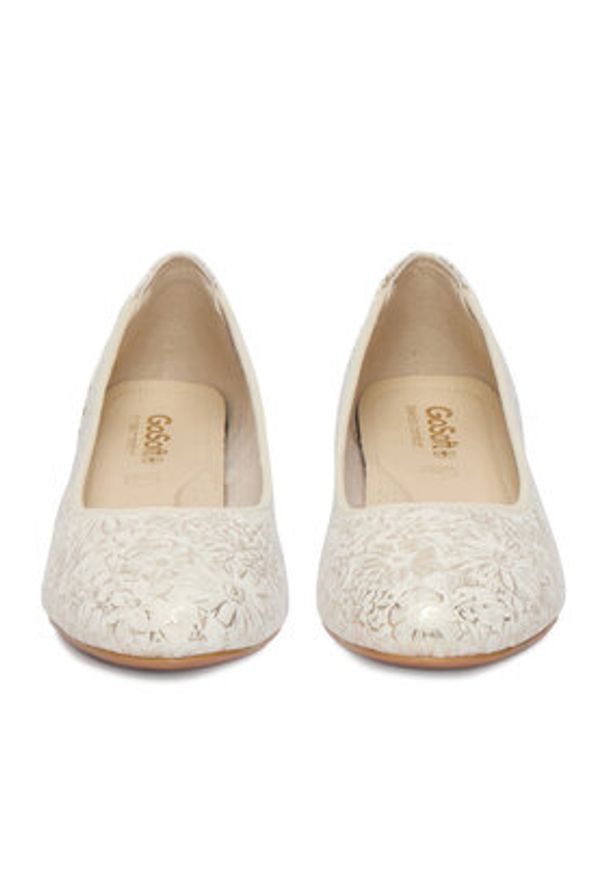 Go Soft Czółenka CEO-HY7760-1 Écru. Kolor: kremowy. Materiał: skóra