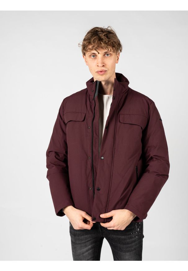 Geox Kurtka "Spherica" | M2628L T2953 | Mężczyzna | Bordowy. Okazja: na co dzień. Kolor: czerwony. Materiał: poliester. Styl: elegancki, casual