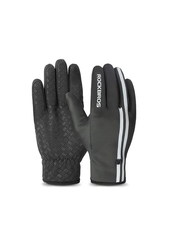 ROCKBROS - Rękawiczki sportowe unisex Rockbros S077-7. Kolor: czarny, biały, wielokolorowy. Sport: kolarstwo