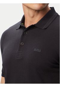 BOSS Polo Paddy 50469055 Granatowy Regular Fit. Typ kołnierza: polo. Kolor: niebieski. Materiał: bawełna #4
