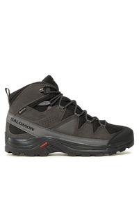 salomon - Salomon Trekkingi Quest Rove GORE-TEX L47181300 Czarny. Kolor: czarny. Materiał: skóra, zamsz. Technologia: Gore-Tex. Sport: turystyka piesza #1