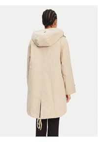 Geox Kurtka przeciwdeszczowa Claudin P W5522P T3070 F5248 Écru Regular Fit. Materiał: syntetyk #5