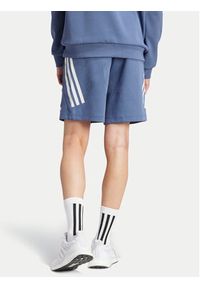 Adidas - adidas Szorty sportowe Future Icons 3-Stripes IR9199 Granatowy Regular Fit. Kolor: niebieski. Materiał: bawełna. Styl: sportowy