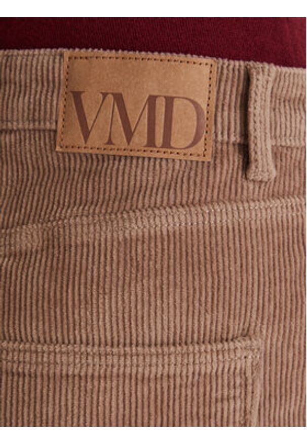 Vero Moda Spodnie materiałowe Tessa 10315350 Beżowy Wide Leg. Kolor: beżowy. Materiał: bawełna