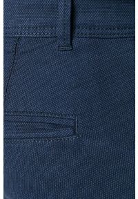 Selected - Spodnie. Kolor: niebieski. Materiał: tkanina, bawełna, elastan. Wzór: gładki #4