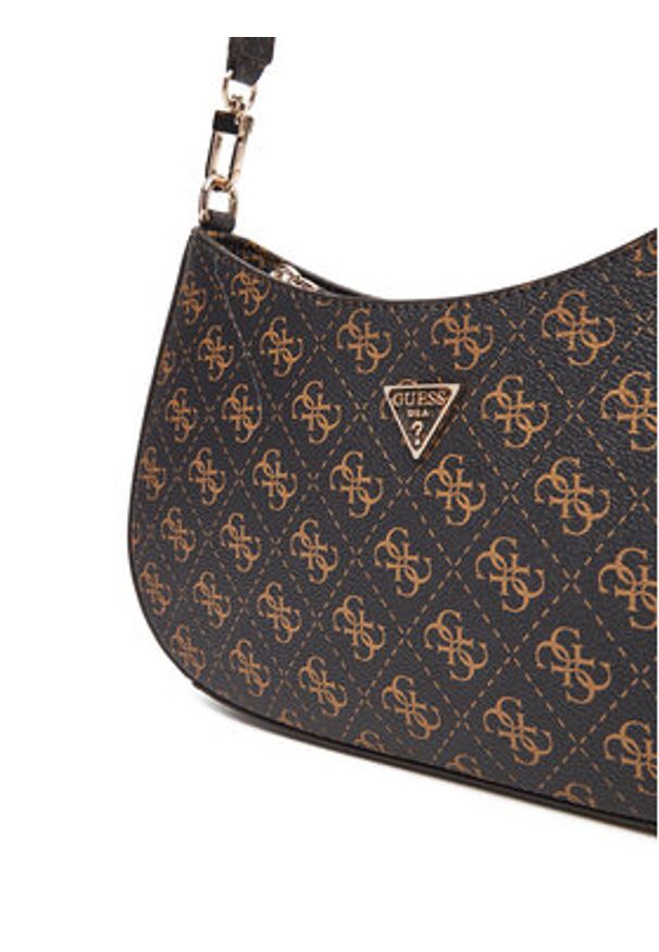 Guess Torebka Noelle II HWQG96 72180 Brązowy. Kolor: brązowy. Materiał: skórzane