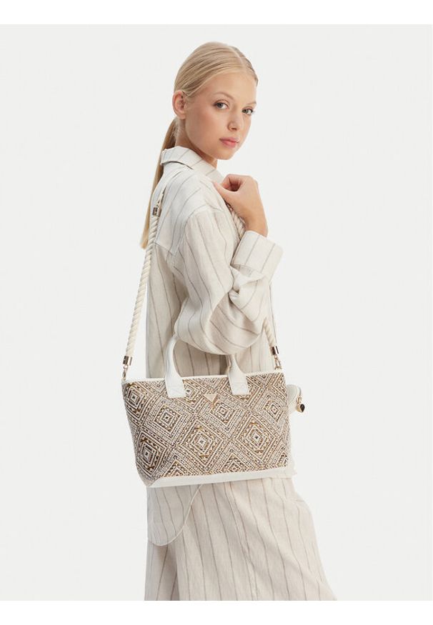 Guess Torebka J6GZ10 WO700 Beżowy. Kolor: beżowy