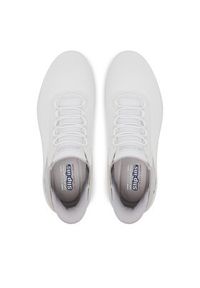 skechers - Skechers Sneakersy Bobs Squad Chaos-Tough Walk 118303/OFWT Biały. Kolor: biały. Materiał: materiał #3