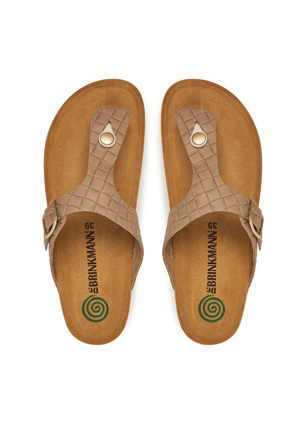 Japonki Dr. Brinkmann. Kolor: brązowy