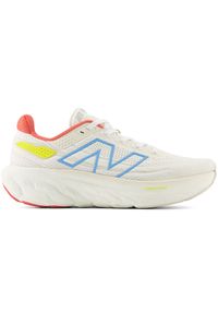 Buty do biegania damskie New Balance Fresh Foam 1080 v13 W1080O13 – białe. Okazja: na co dzień. Kolor: biały. Materiał: materiał. Szerokość cholewki: normalna. Sport: bieganie, fitness