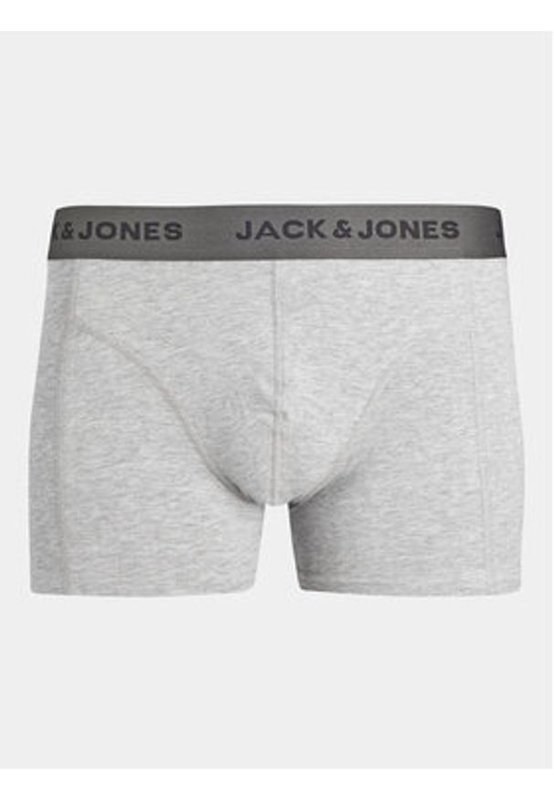 Jack & Jones Komplet 3 par bokserek Yannick 12252801 Szary. Kolor: szary. Materiał: bawełna