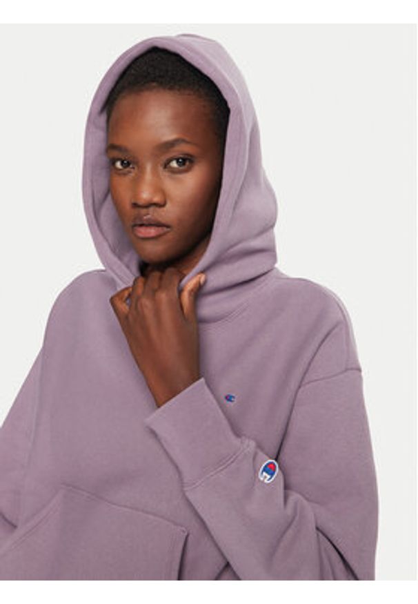 Champion Bluza 116236 Fioletowy Loose Fit. Kolor: fioletowy. Materiał: bawełna