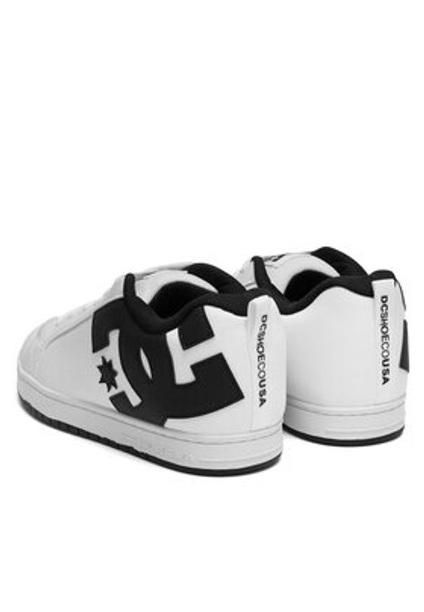 DC Sneakersy COURT GRAFFIK 300529-WLK Biały. Kolor: biały. Materiał: skóra