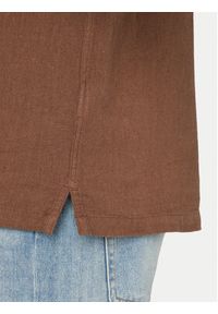 Tommy Jeans Koszula DM0DM23058 Brązowy Regular Fit. Kolor: brązowy. Materiał: bawełna #3