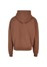 BUILD YOUR BRAND - Bawełniana Bluza Z Kapturem Dla Dorosłych Unisex Ultra Heavyweight Boxy Hoodie. Typ kołnierza: kaptur. Kolor: brązowy. Materiał: bawełna