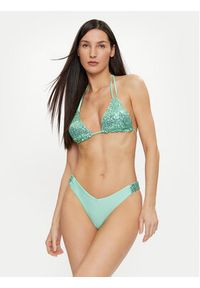 Guess Dół od bikini Sequins E3GO00 KBMV0 Turkusowy. Kolor: turkusowy. Materiał: syntetyk #3