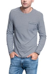 Mustang - MĘSKI LONGSLEEVE MUSTANG ADRIAN C STRIPED FineStripe 1007860 11397. Długość rękawa: długi rękaw #4