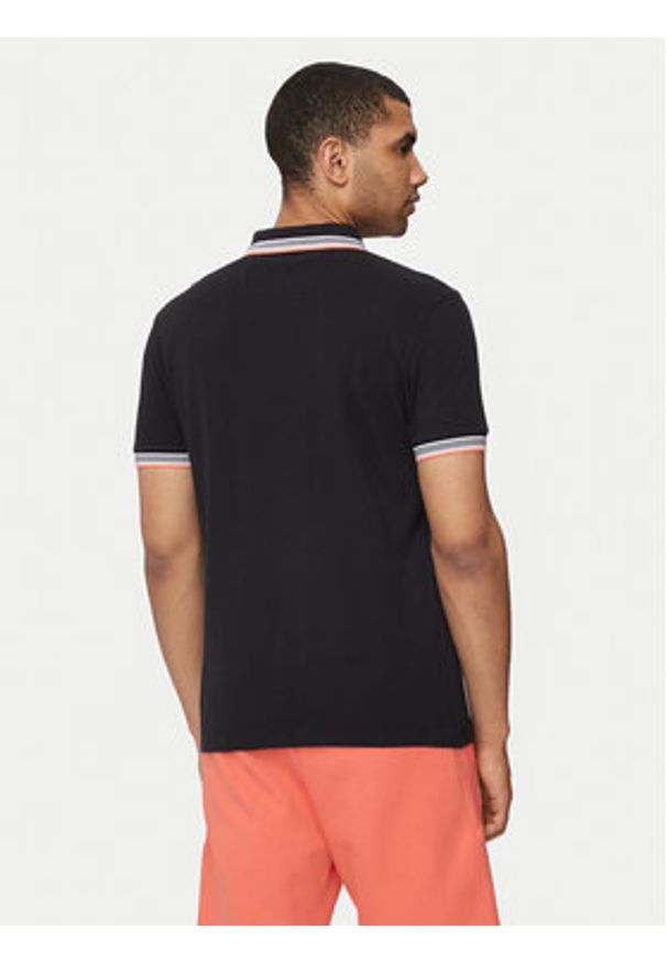 BOSS - Boss Polo Paddy 50469055 Czarny Regular Fit. Typ kołnierza: polo. Kolor: czarny. Materiał: bawełna