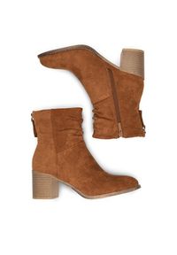 Jenny Fairy Botki MARTINA WS14438-22 Brązowy. Kolor: brązowy. Materiał: materiał #4