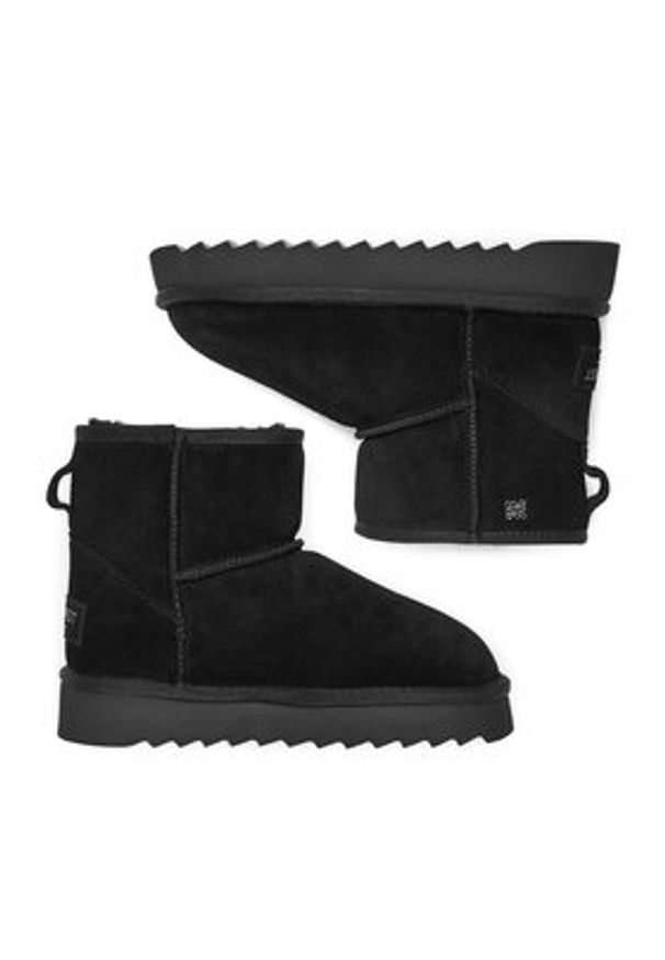 Nine West Śniegowce CEO-NASR-01 Czarny. Kolor: czarny. Materiał: skóra, zamsz