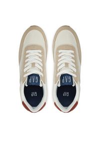 GAP - Gap Sneakersy New York Nub M GAF007F5SMSDWHGP Beżowy. Kolor: beżowy. Materiał: materiał #6