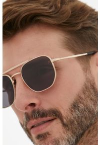 David Beckham okulary przeciwsłoneczne męskie kolor czarny. Kolor: czarny #2