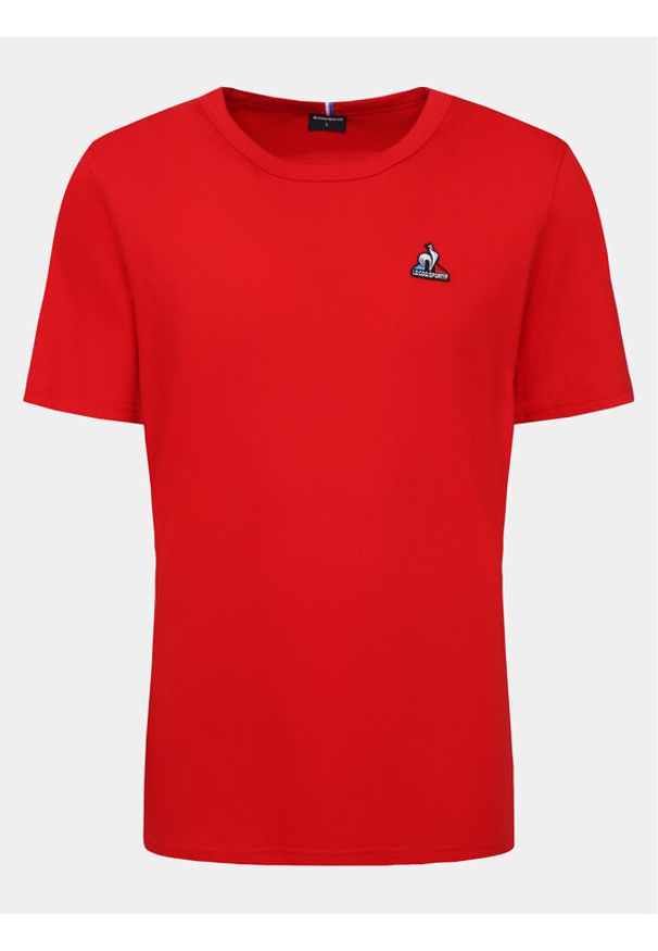 Le Coq Sportif T-Shirt Unisex 2320460 Czerwony Regular Fit. Kolor: czerwony. Materiał: bawełna