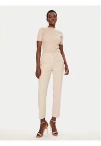 Marciano Guess Spodnie materiałowe 5RGB03 7115A Beżowy Slim Fit. Kolor: beżowy. Materiał: syntetyk #3