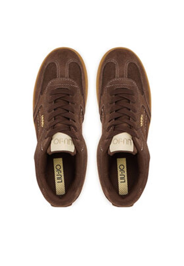 Liu Jo Sneakersy Connor 01 BF5069 PX002 Brązowy. Kolor: brązowy. Materiał: zamsz, skóra