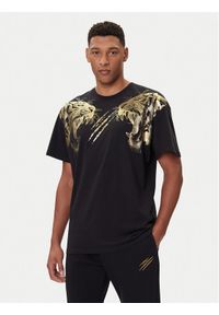 Plein Sport T-Shirt FAEC MTK8360 STE001N Czarny Loose Fit. Kolor: czarny. Materiał: bawełna. Styl: sportowy #1