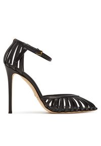 Elisabetta Franchi Szpilki SA-19L-52E2-V580 Czarny. Kolor: czarny. Materiał: skóra. Obcas: na szpilce #6