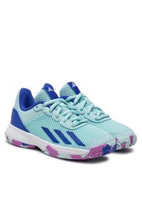 Adidas - adidas Buty do tenisa Courtflash IF9105 Turkusowy. Kolor: turkusowy. Materiał: mesh, materiał. Sport: tenis #4