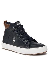 Polo Ralph Lauren Sneakersy RF104273 Granatowy. Kolor: niebieski. Materiał: skóra #3