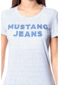 Mustang - MUSTANG T SHIRT DAMSKI Alexia C Print 1009881 11812. Wzór: nadruk #5