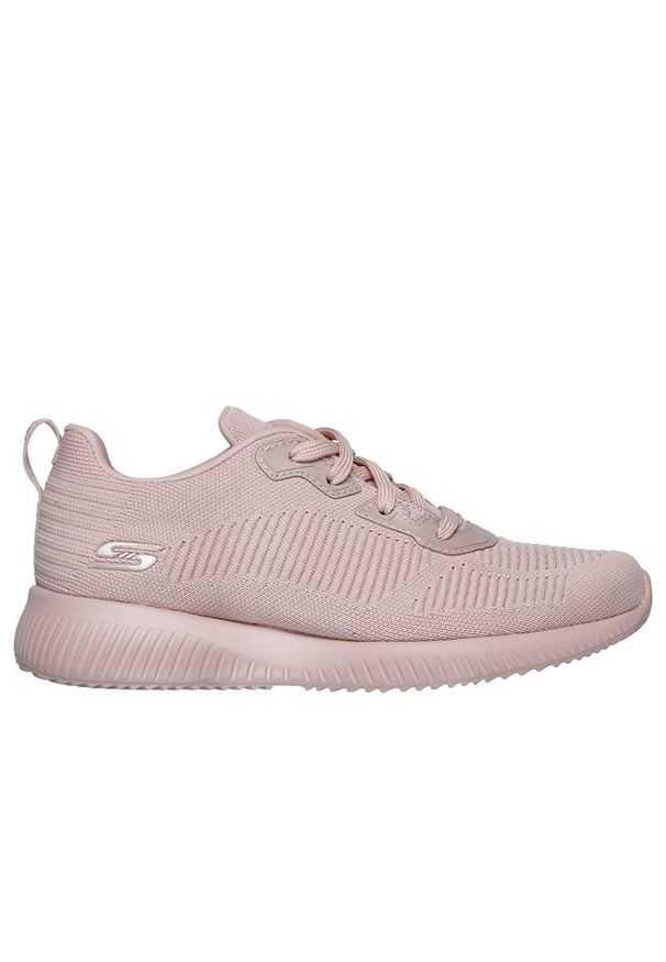 skechers - Buty Skechers Bobs Sport Squad Tough Talk 32504PNK - różowe. Okazja: na co dzień, na spacer. Zapięcie: sznurówki. Kolor: różowy. Materiał: guma, materiał. Szerokość cholewki: normalna. Wzór: jednolity, aplikacja. Model: Skechers Sport. Sport: turystyka piesza, fitness