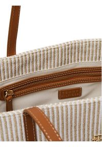 TOMMY HILFIGER - Tommy Hilfiger Torebka Th Premium Beach Le Tote AW0AW17418 Beżowy. Kolor: beżowy #4